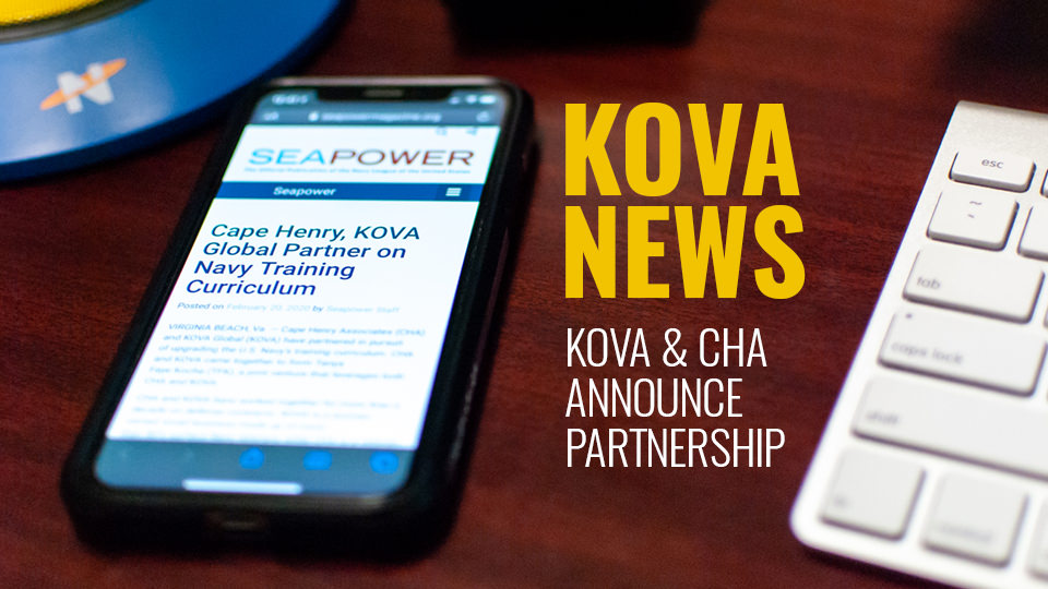 KOVA NEWS: KOVA & CHA Announce Partnership